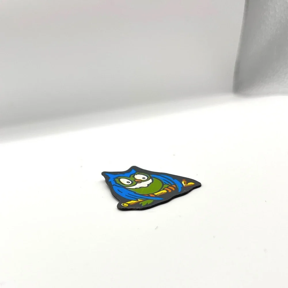 Cartoon Owl Sitting on‎ Branch MCM Retro Magnet